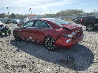 2017 Lincoln Continental Reserve with VIN 1LN6L9NC8H5623482, listed as a Copart auction lot 47784674 with 33,736 mi miles and Salvage Title. Bid and sale history available at carsss.com. Image 2.