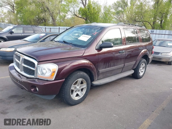 2005 Dodge Durango SLT with VIN 1D4HB48N05F585223, listed as a IAAI auction lot 42091044 with 137,885 mi miles and . Bid and sale history available at DreamBid. Image 2.