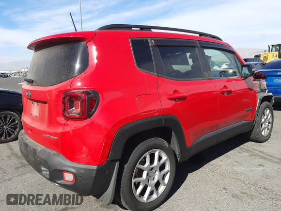 2021 Jeep Renegade Limited with VIN ZACNJDD13MPM33709, listed as a Copart auction lot 48390125 with 42,561 mi miles and Salvage title. Bid and sale history available at DreamBid. Image 3.