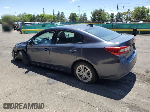 2017 Subaru Impreza Premium with VIN 4S3GKAB66H3622001, listed as a Copart auction lot 57838705 with 105,106 mi miles and Salvage title. Bid and sale history available at DreamBid. Image 2.