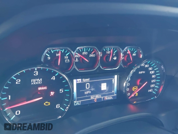 2018 GMC Sierra 1500 with VIN 3GTU1NEC7JG257796, listed as a IAAI auction lot 41570419 with 92,186 mi miles and . Bid and sale history available at DreamBid. Image 7.