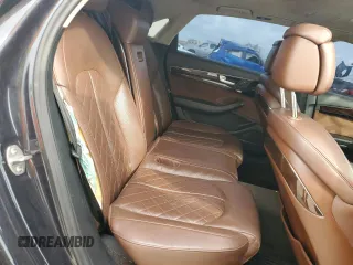 2015 Audi A8 3.0T z VIN WAU3GAFD2FN026312, wystawiony jako Copart lot #53914905 z przebiegiem Nie podano mil oraz Szkoda całkowita • Salvage title. Historia ofert i sprzedaży dostępna na DreamBid. Obrazek 10.