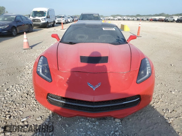 2014 Chevrolet Corvette 1LT with VIN 1G1YB2D78E5115206, listed as a Copart auction lot 68886004 with Not provided miles and Salvage title. Bid and sale history available at DreamBid. Image 5.