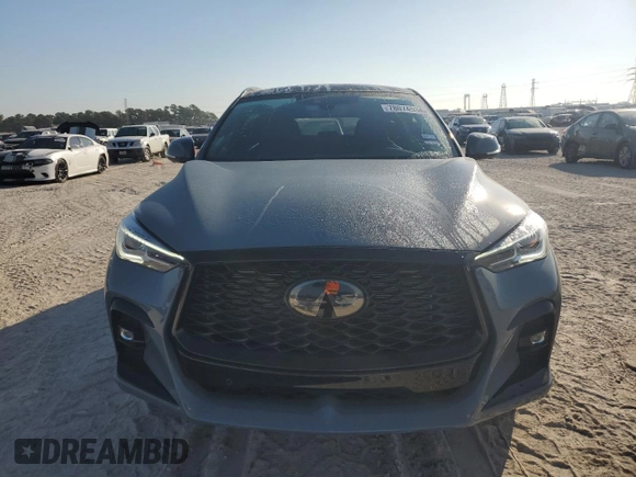 2024 Infiniti QX50 Sport z VIN 3PCAJ5FA0RF113864, wystawiony jako Copart lot #78074534 z przebiegiem 1 635 mil mil oraz Szkoda całkowita • Salvage title. Historia ofert i sprzedaży dostępna na DreamBid. Obrazek 5.