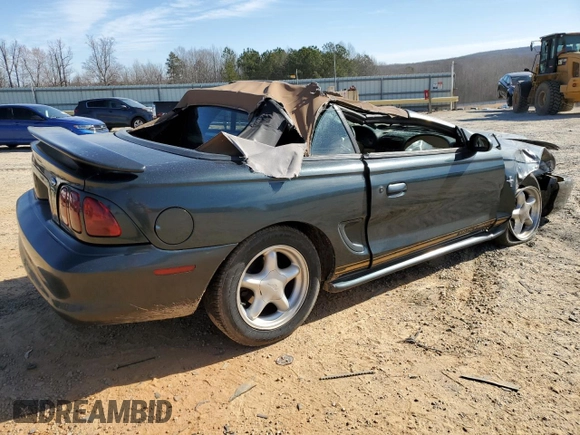1998 Ford Mustang with VIN 1FAFP4448WF146815, listed as a Copart auction lot 47845875 with 143,849 mi miles and Clean Title. Bid and sale history available at carsss.com. Image 3.