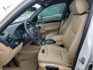 2015 BMW X3 xDrive28i with VIN 5UXWX9C55F0D59596, listed as a Copart auction lot 65192624 with 208,834 mi miles and Non Repairable. Bid and sale history available at carsss.com. Image 7.