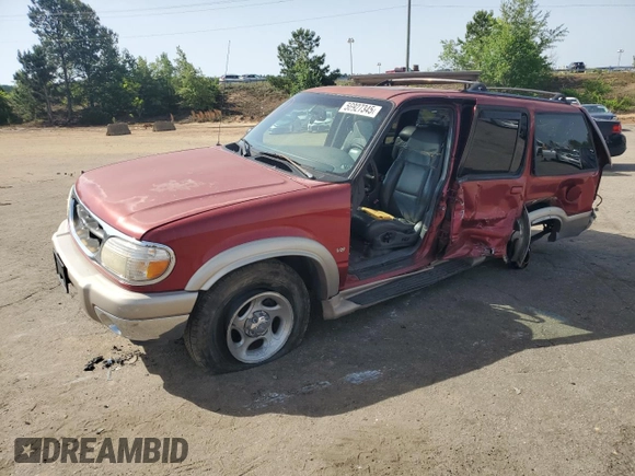 2001 Ford Explorer Eddie Bauer z VIN 1FMZU84P81ZA61333, wystawiony jako Copart lot #56927345 z przebiegiem 205 865 mil mil oraz Szkoda całkowita • Salvage title. Historia ofert i sprzedaży dostępna na DreamBid. Obrazek 1.
