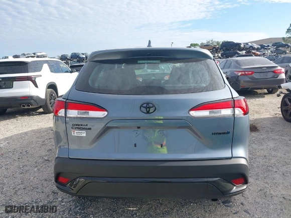 2024 Toyota Corolla Cross Hybrid S with VIN 7MUFBABG8RV047958, listed as a IAAI auction lot 41280877 with 2,608 mi miles. Bid and sale history available at carsss.com. Image 16.