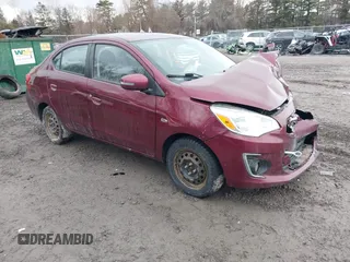 2018 Mitsubishi Mirage G4 SE with VIN ML32F4FJ1JHF06220, listed as a IAAI auction lot 41651964 with 122,837 mi miles. Bid and sale history available at carsss.com. Image 1.
