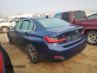 2020 BMW 3 Series 330i xDrive with VIN 3MW5R7J08L8B19912, listed as a Copart auction lot 42460805 with 29,521 mi miles and Salvage Title. Bid and sale history available at carsss.com. Image 2.