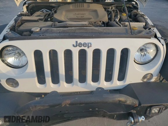 2018 Jeep Wrangler JK Unlimited Sport S with VIN 1C4BJWDG1JL815338, listed as a Copart auction lot 84467344 with 46,838 mi miles and Salvage Title. Bid and sale history available at carsss.com. Image 12.