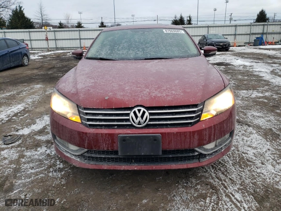2015 Volkswagen Passat 1.8T SE w/Sunroof & Nav with VIN 1VWBT7A36FC061293, listed as a Copart auction lot 87869685 with 197,532 mi miles and Salvage Title. Bid and sale history available at carsss.com. Image 5.