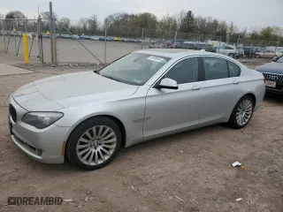 2012 BMW 7 Series 750i xDrive with VIN WBAKC6C55CC396517, listed as a Copart auction lot 53300945 with 163,700 mi miles and Clean Title. Bid and sale history available at carsss.com. Image 1.