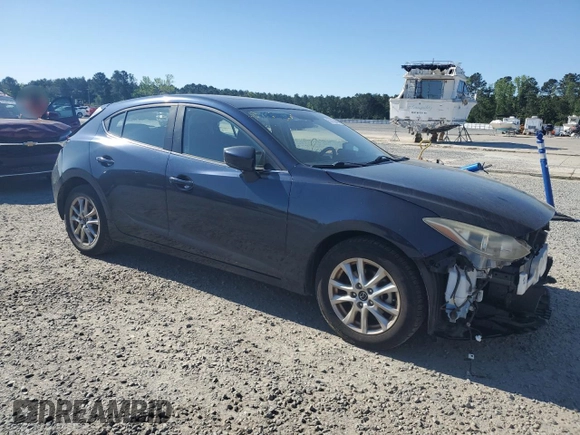 2014 Mazda 3 i Touring with VIN JM1BM1L76E1202936, listed as a Copart auction lot 53130455 with 115,531 mi miles and Salvage Title. Bid and sale history available at DreamBid. Image 4.