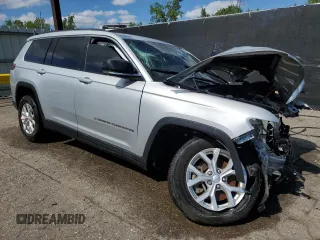 2023 Jeep Grand Cherokee Limited with VIN 1C4RJKBGXP8843080, listed as a Copart auction lot 65040945 with 54,014 mi miles and Clean title. Bid and sale history available at DreamBid. Image 4.