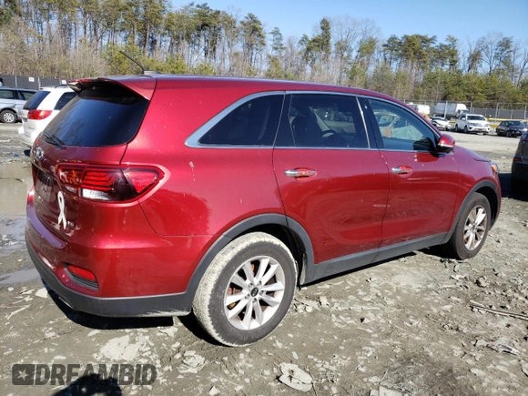 2020 Kia Sorento LX with VIN 5XYPG4A55LG615430, listed as a Copart auction lot 84684434 with 89,096 mi miles and Salvage Title. Bid and sale history available at DreamBid. Image 3.