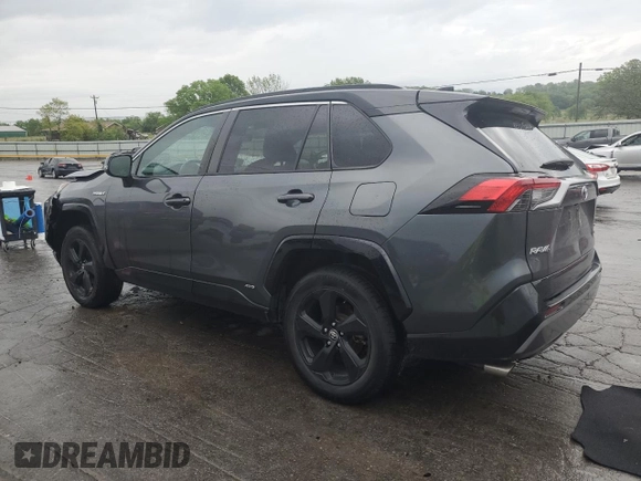 2021 Toyota RAV4 Hybrid XSE with VIN 4T3E6RFVXMU032385, listed as a Copart auction lot 53966625 with 113,506 mi miles and Salvage title. Bid and sale history available at DreamBid. Image 2.