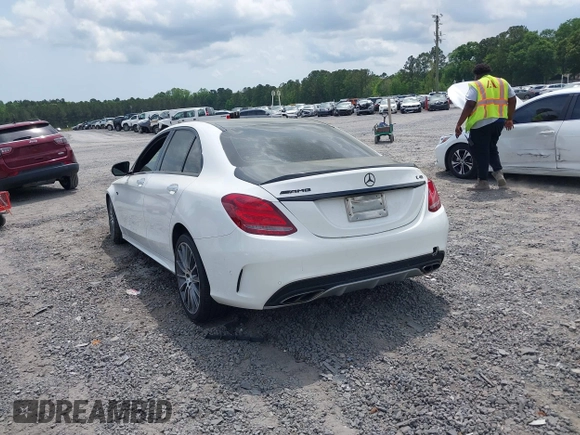 2017 Mercedes-Benz C 43 AMG with VIN 55SWF6EB4HU195389, listed as a IAAI auction lot 42101736 with 69,549 mi miles and . Bid and sale history available at DreamBid. Image 3.