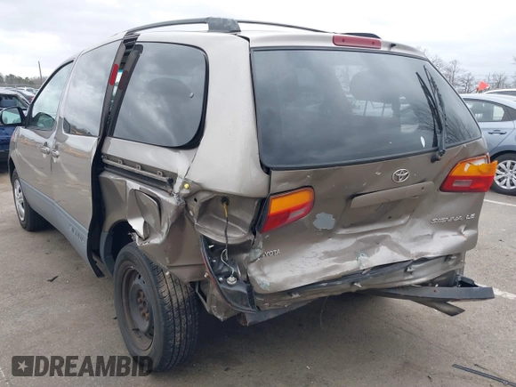 1999 Toyota Sienna LE with VIN 4T3ZF13C5XU121145, listed as a IAAI auction lot 41721171 with 229,760 mi miles and . Bid and sale history available at DreamBid. Image 6.
