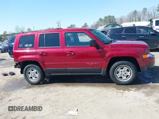 2017 Jeep Patriot Sport with VIN 1C4NJPBA4HD169654, listed as a IAAI auction lot 41757079 with 92,917 mi miles. Bid and sale history available at carsss.com. Image 14.