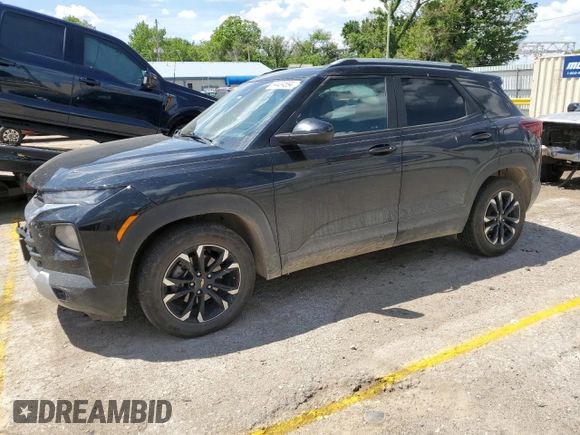 2021 Chevrolet TrailBlazer LT with VIN KL79MPS2XMB016877, listed as a Copart auction lot 54404594 with 77,379 mi miles and Salvage Title. Bid and sale history available at DreamBid. Image 1.