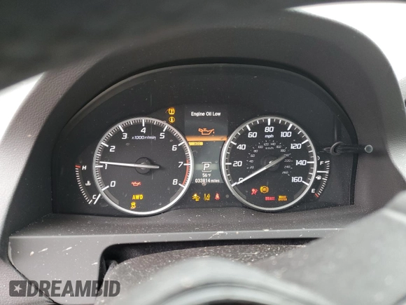 2018 Acura RDX Advance with VIN 5J8TB4H7XJL013467, listed as a Copart auction lot 54073155 with 33,814 mi miles and Salvage Title. Bid and sale history available at DreamBid. Image 9.