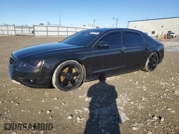 2013 Audi A8 4.0L with VIN WAUR2AFD5DN025225, listed as a Copart auction lot 48307305 with 66,002 mi miles and Clean title. Bid and sale history available at DreamBid. Image 1.