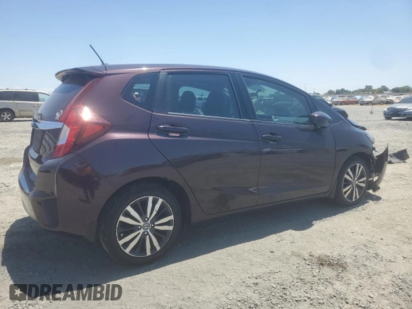 2015 Honda Fit EX-L with VIN 3HGGK5H89FM735910, listed as a Copart auction lot 63123735 with 90,230 mi miles and Salvage title. Bid and sale history available at DreamBid. Image 3.
