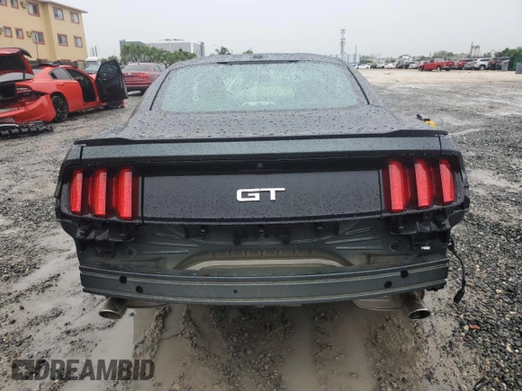 2016 Ford Mustang GT with VIN 1FA6P8CF4G5265057, listed as a Copart auction lot 59318395 with 42,565 mi miles and Salvage title. Bid and sale history available at DreamBid. Image 6.