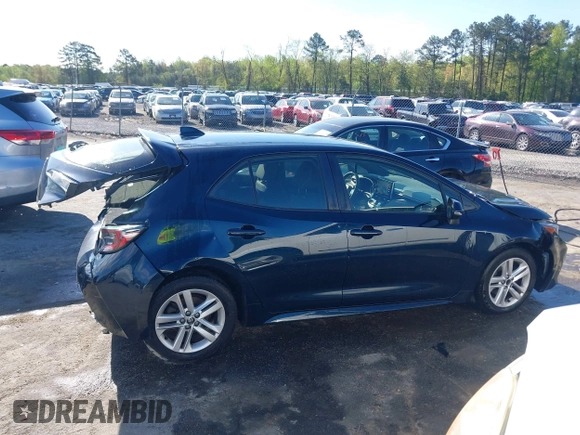 2019 Toyota Corolla Hatchback SE with VIN JTNK4RBE1K3024766, listed as a IAAI auction lot 42037121 with 121,595 mi miles. Bid and sale history available at carsss.com. Image 13.