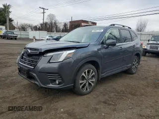2024 Subaru Forester Limited with VIN JF2SKALC9RH484538, listed as a Copart auction lot 49831185 with 13,460 mi miles and Salvage Title. Bid and sale history available at carsss.com. Image 1.