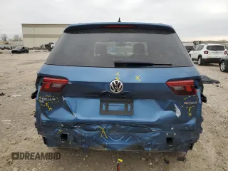 2020 Volkswagen Tiguan SE with VIN 3VV2B7AX2LM082646, listed as a Copart auction lot 51425425 with 53,110 mi miles and Salvage Title. Bid and sale history available at DreamBid. Image 6.