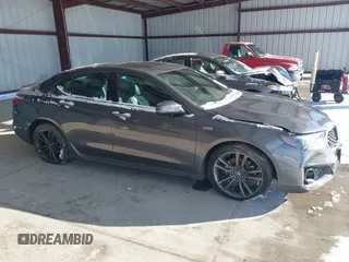 2019 Acura TLX w/A-Spec Pkg with VIN 19UUB1F64KA001793, listed as a IAAI auction lot 40930411 with 1 mi miles. Bid and sale history available at carsss.com. Image 12.