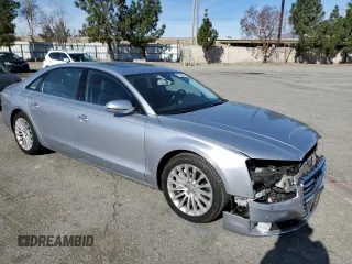 2015 Audi A8 L 4.0T with VIN WAU32AFD6FN039126, listed as a Copart auction lot 47020945 with 137,133 mi miles and Salvage Title. Bid and sale history available at carsss.com. Image 4.