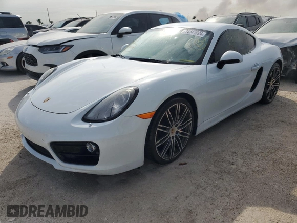 2016 Porsche Cayman S with VIN WP0AB2A88GK186397, listed as a Copart auction lot 74141924 with Not Provided miles and Salvage Title. Bid and sale history available at DreamBid. Image 1.