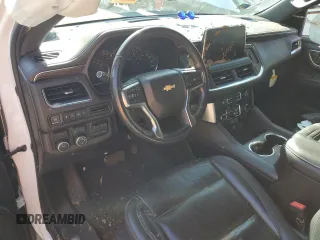 2021 Chevrolet Tahoe LT with VIN 1GNSCNKD1MR363008, listed as a Copart auction lot 51953455 with 77,353 mi miles and Salvage title. Bid and sale history available at DreamBid. Image 8.