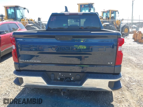 2020 Chevrolet Silverado 1500 LT with VIN 3GCPWCED6LG256184, listed as a IAAI auction lot 41759866 with 38,388 mi miles. Bid and sale history available at carsss.com. Image 16.