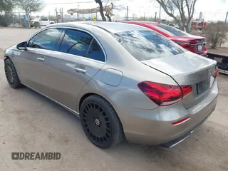 2019 Mercedes-Benz A 220 with VIN WDD3G4EB0KW002184, listed as a IAAI auction lot 41593773 with 38,476 mi miles and . Bid and sale history available at DreamBid. Image 3.