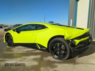 2023 Lamborghini Huracan z VIN ZHWUF4ZFXPLA22265, wystawiony jako Copart lot #66703944 z przebiegiem 1816 mil mil oraz Szkody całkowita. Historia ofert i sprzedaży dostępna na DreamBid. Obrazek 2.