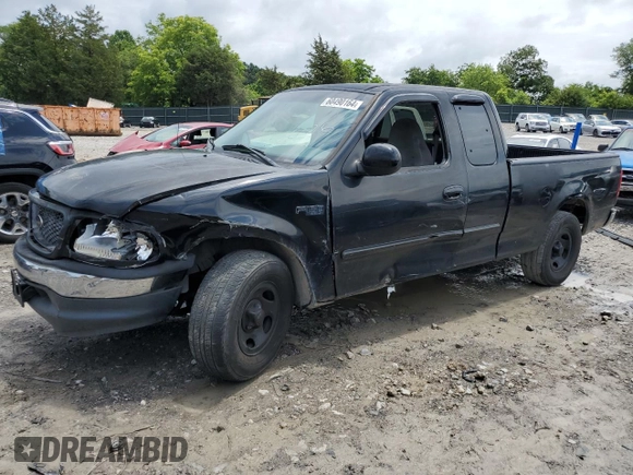 2000 Ford F-150 XL with VIN 1FTZX1720YNB83091, listed as a Copart auction lot 42765835 with 0 mi miles and Salvage Title. Bid and sale history available at carsss.com. Image 1.