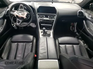 2020 BMW 8 Series M850i with VIN WBAGV8C03LBP48760, listed as a Copart auction lot 73453334 with 0 mi miles and Salvage Title. Bid and sale history available at carsss.com. Image 8.