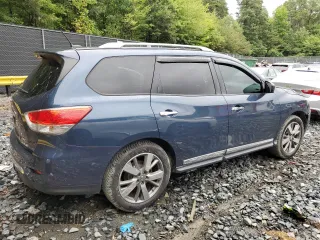 2013 Nissan Pathfinder SV with VIN 5N1AR2MM2DC609755, listed as a Copart auction lot 64289294 with 127,927 mi miles and Salvage Title. Bid and sale history available at carsss.com. Image 3.