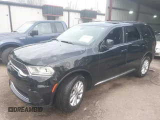 2024 Dodge Durango SXT with VIN 1C4RDJAG4RC173786, listed as a IAAI auction lot 41683676 with 4,043 mi miles and . Bid and sale history available at DreamBid. Image 2.