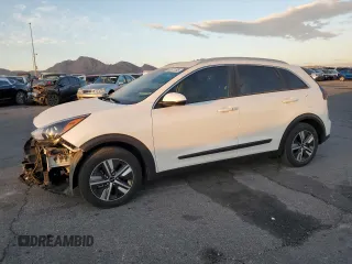 2022 Kia Niro LXS with VIN KNDCB3LC4N5549466, listed as a Copart auction lot 43571165 with 55,060 mi miles and Salvage Title. Bid and sale history available at carsss.com. Image 1.