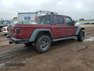 2021 Jeep Gladiator Rubicon with VIN 1C6JJTBG6ML518543, listed as a Copart auction lot 59877365 with 30,537 mi miles and Salvage title. Bid and sale history available at DreamBid. Image 3.
