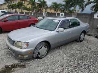1999 Lexus LS 400 z VIN JT8BH28F2X0145068, wystawiony jako Copart lot #48237595 z przebiegiem 197 370 mil mil oraz Czysty tytuł • Clean title. Historia ofert i sprzedaży dostępna na DreamBid. Obrazek 1.