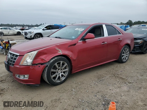 2012 Cadillac CTS Luxury with VIN 1G6DE5E58C0152071, listed as a Copart auction lot 42623935 with 102,082 mi miles and Salvage Title. Bid and sale history available at DreamBid. Image 1.
