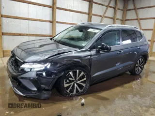 2024 Volkswagen Taos SE z VIN 3VVSX7B23RM011825, wystawiony jako Copart lot #59957705 z przebiegiem 45 438 mil mil oraz Szkoda całkowita • Salvage title. Historia ofert i sprzedaży dostępna na DreamBid. Obrazek 1.