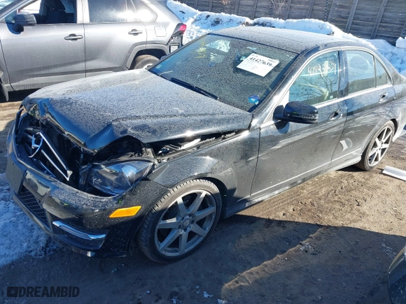2014 Mercedes-Benz C-Class C 300 Sport with VIN WDDGF8AB8EA948472, listed as a IAAI auction lot 41427639 with 183,064 mi miles. Bid and sale history available at carsss.com. Image 17.