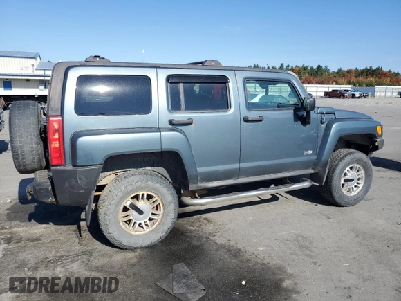 2006 Hummer H3 with VIN 5GTDN136768328575, listed as a Copart auction lot 77496404 with 0 mi miles and Clean Title. Bid and sale history available at carsss.com. Image 3.